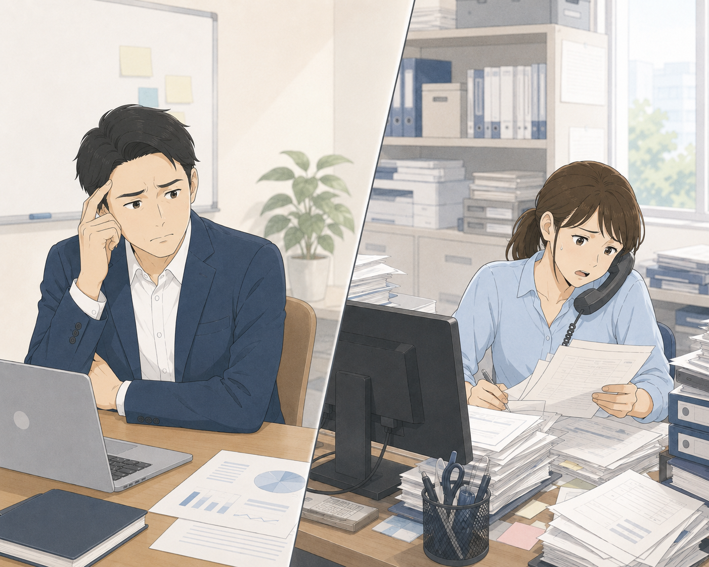 悩む経営陣と困惑する現場
